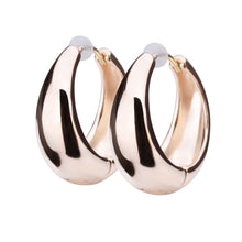 K18post ドロップフープピアス ラージ