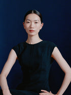 K18post ドロップフープピアス スモール