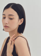 K18post プレーンフープピアス スモール