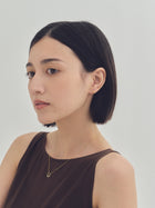 K18post プレーンフープピアス スモール