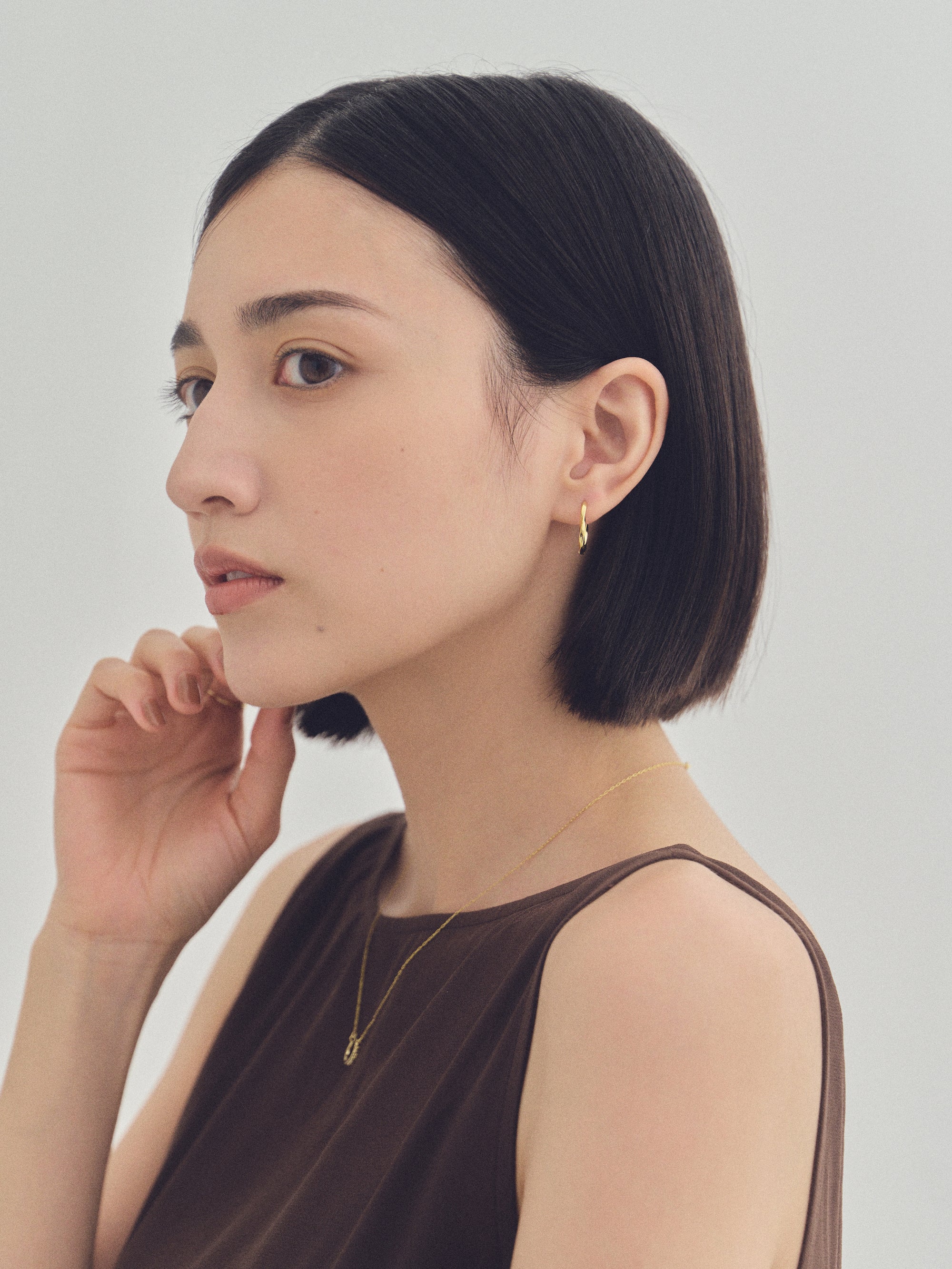 K18post メビウスフープピアス