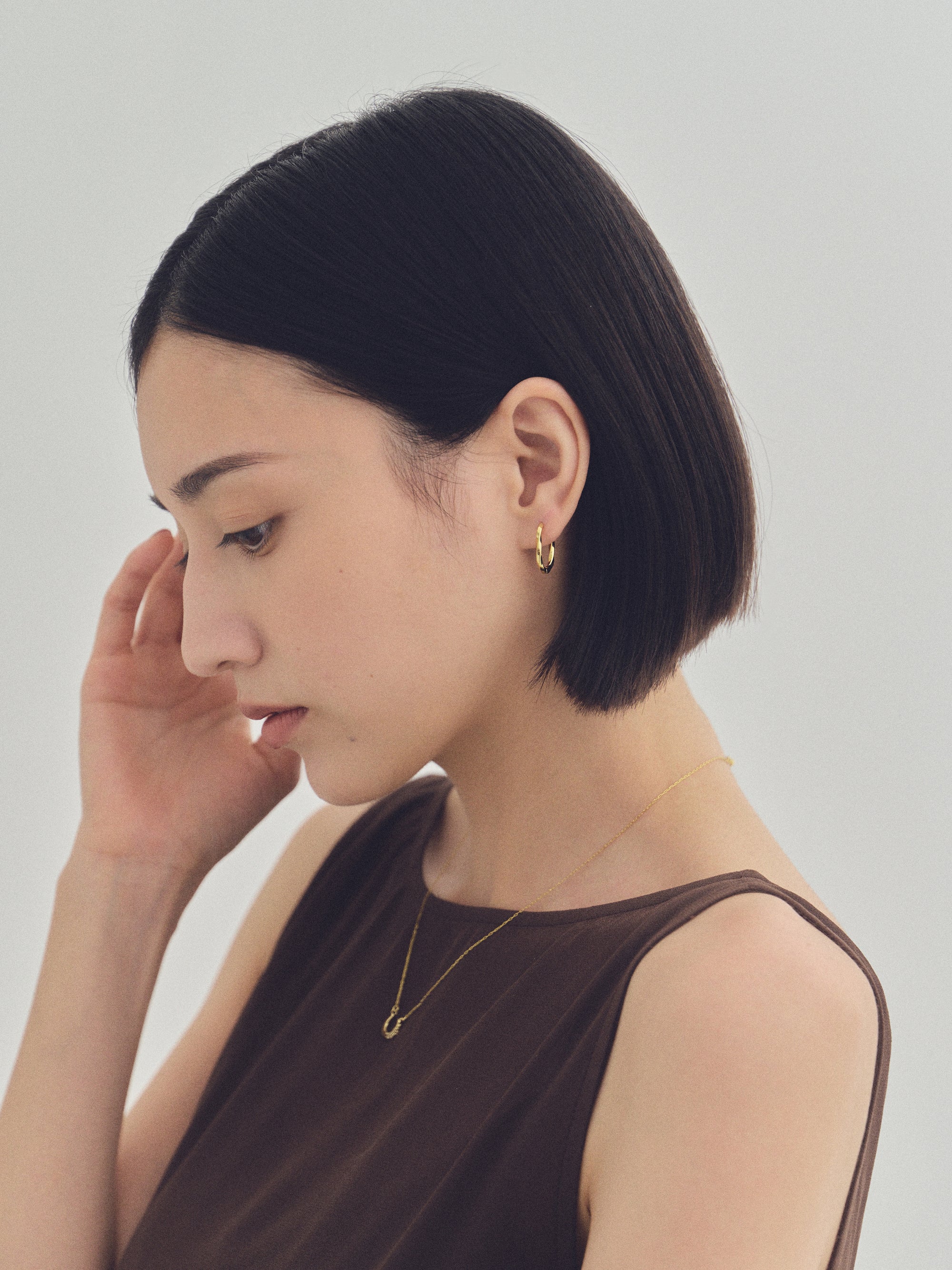 K18post メビウスフープピアス