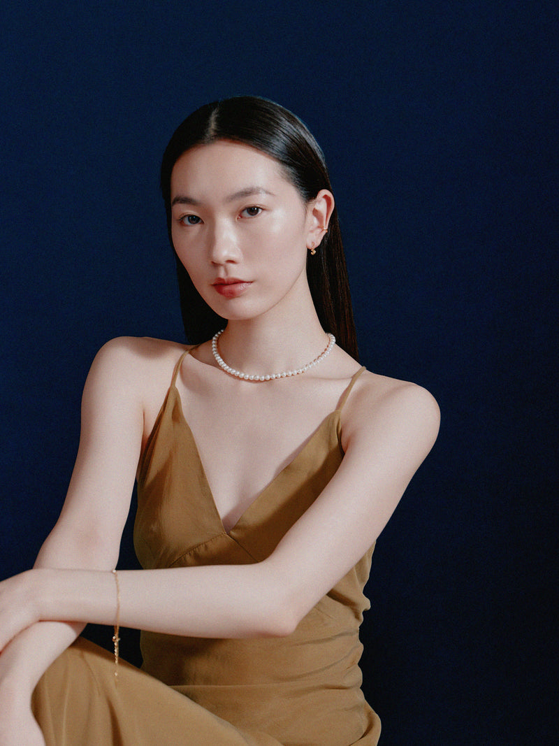 K18post クレセントピアス