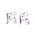 K18post イニシャルピアス