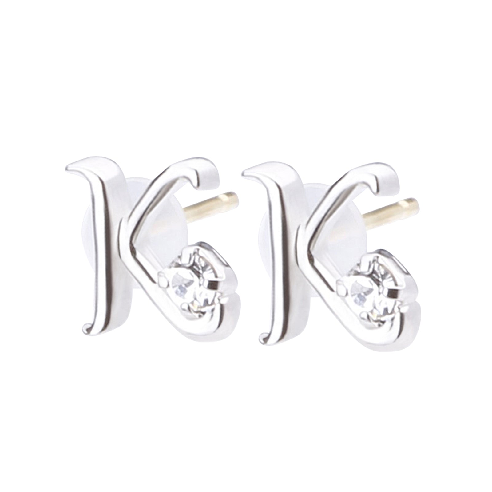 K18post イニシャルピアス