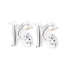 K18post イニシャルピアス