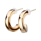 K18post クラフトニュアンスフープピアス