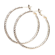 3サイズ×3コーティング テクスチャーフープピアス