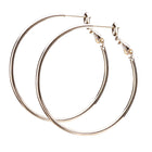 3サイズ×3コーティング プレーンフープピアス