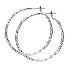 3サイズ×3コーティング テクスチャーフープピアス