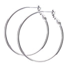 3サイズ×3コーティング プレーンフープピアス