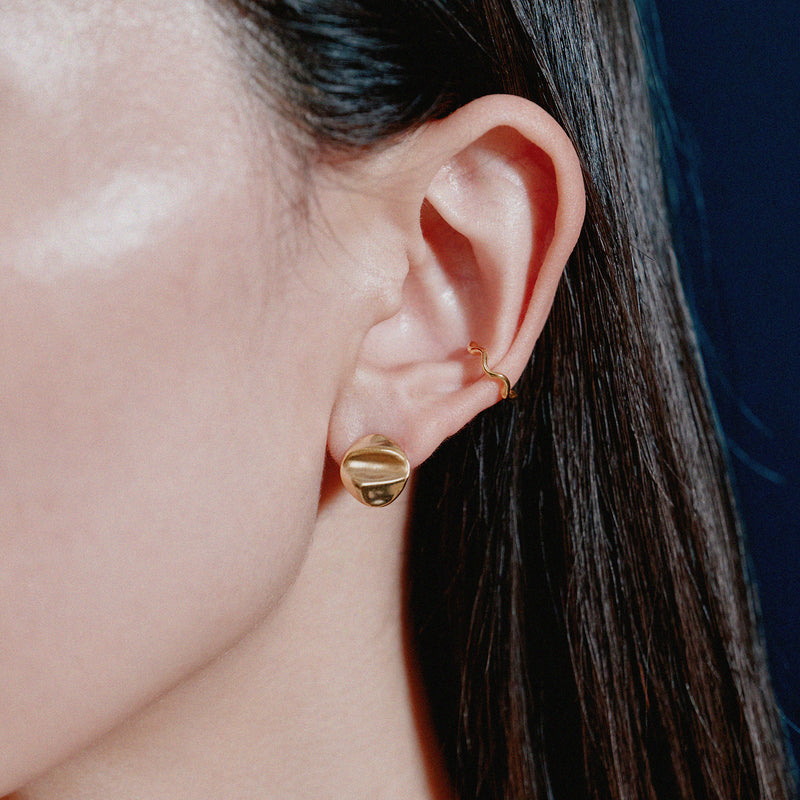 ウェーブナローイヤーカフ