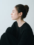 K18post オープンハートピアス