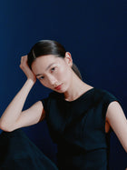 K18post クラフトリボンピアス