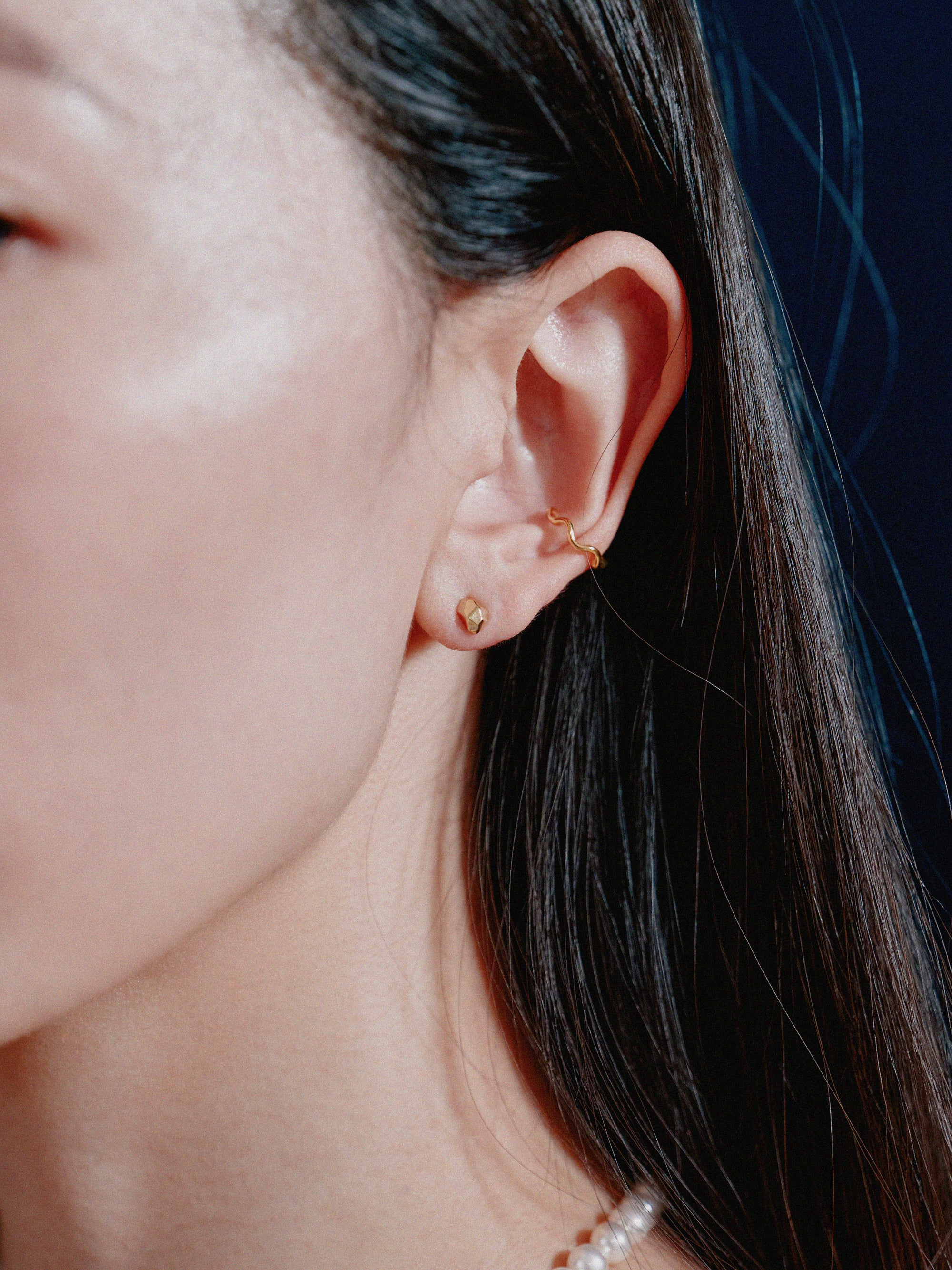 K18post ポリゴンピアス