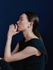 K18post クラフトスターピアス