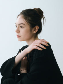 K18post クラフトフラワーピアス