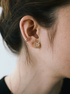 K18post クラフトフラワーピアス