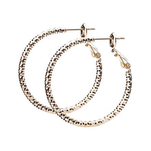 3サイズ×3コーティング テクスチャーフープピアス