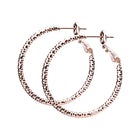 3サイズ×3コーティング テクスチャーフープピアス