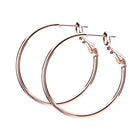 3サイズ×3コーティング プレーンフープピアス