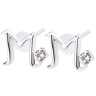 K18post イニシャルピアス