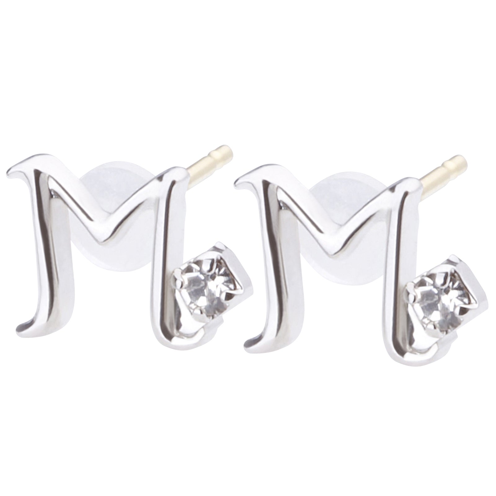 K18post イニシャルピアス