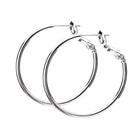 3サイズ×3コーティング プレーンフープピアス