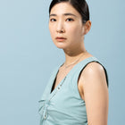 Silver925 スクエアフープピアス