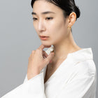 Preciosa Crystal ダブルサークルピアス