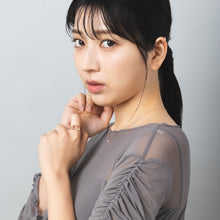 K18post クラフトフラワーピアス