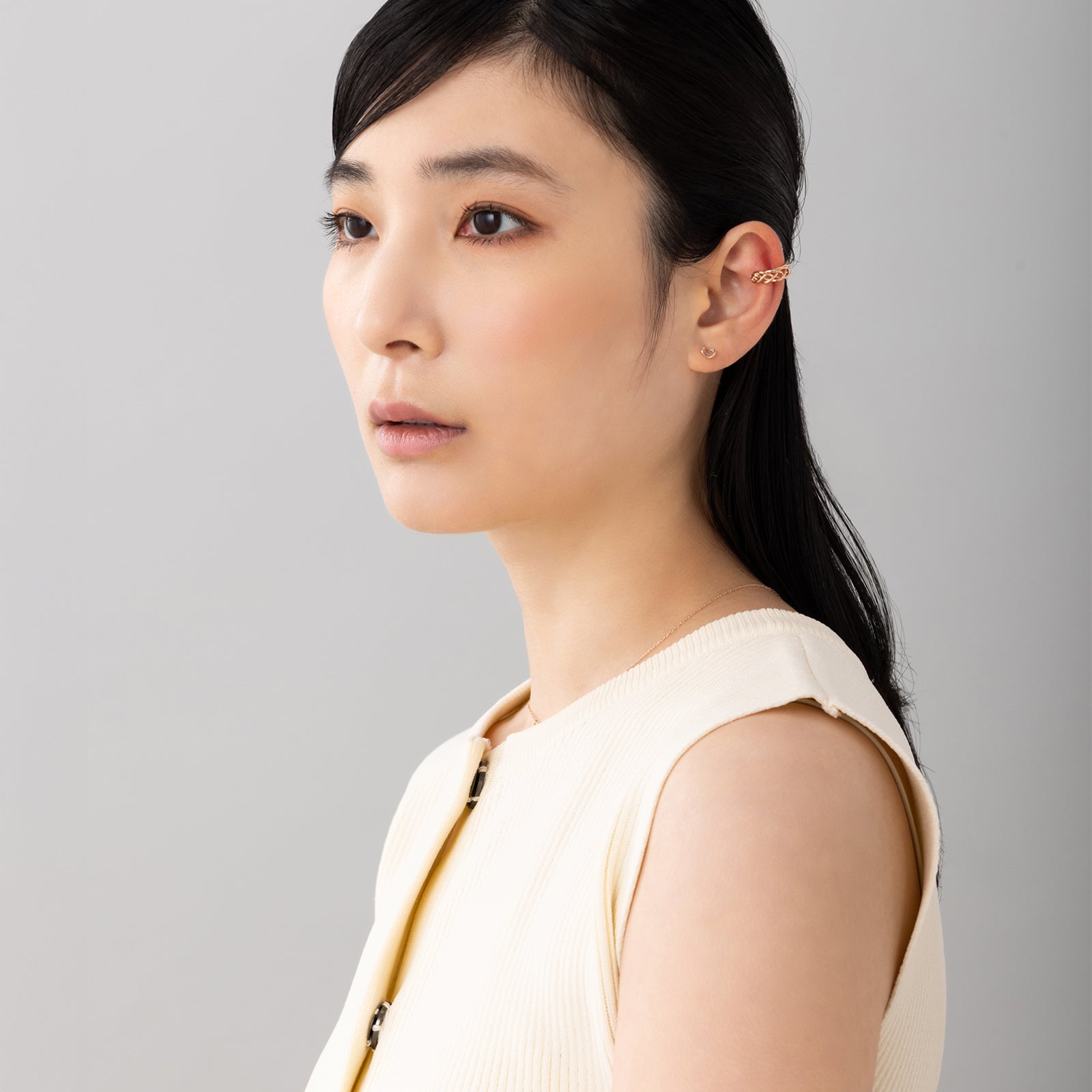 ブレイデッドリング イヤーカフ