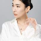 Preciosa Crystal クレセントフープピアス