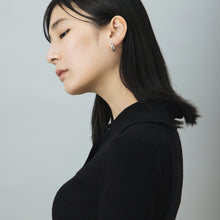 Pt900post ドロップフープピアス ラージ