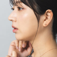 K18post クラフトフラワーピアス