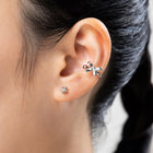 メタルリボン イヤーカフ