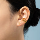 K18post クラフトクロスピアス