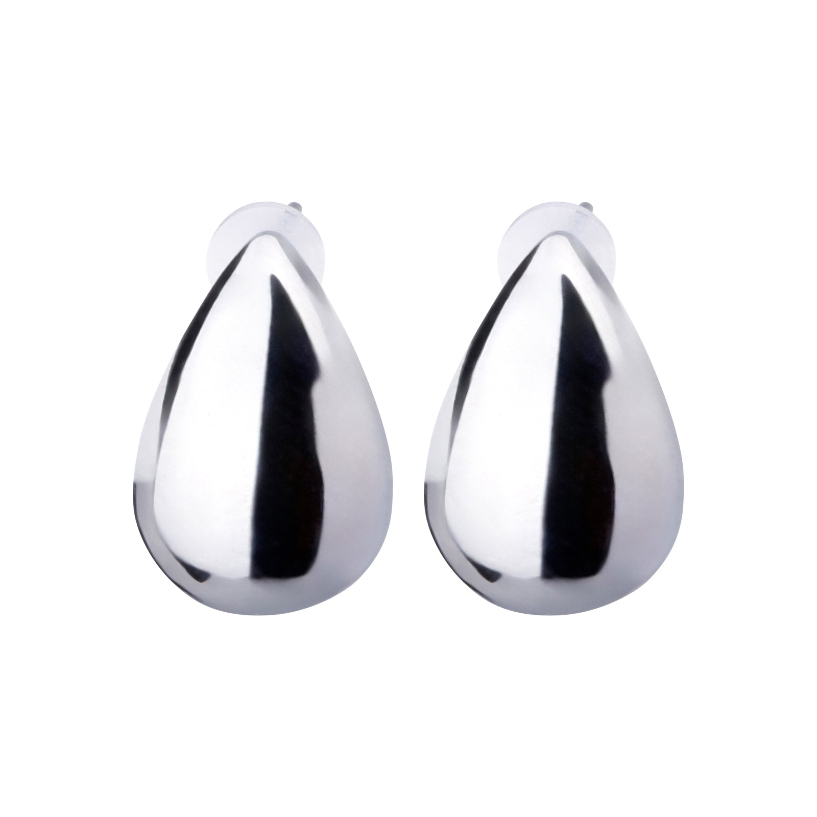 Pt900post クラフトドロップピアス