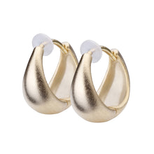 K18post ドロップフープピアス スモール