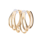 K18post トリニティフープピアス