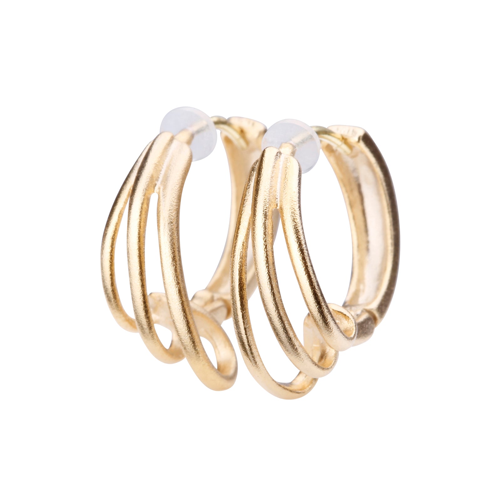 K18post トリニティフープピアス