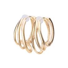 K18post トリニティフープピアス