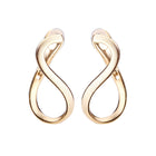 Pt900post ツイステッドフープピアス