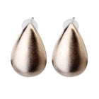 Pt900post クラフトドロップピアス