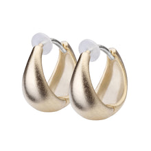 Pt900post ドロップフープピアス スモール