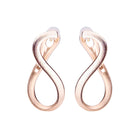 Pt900post ツイステッドフープピアス