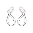 K18post ツイステッドフープピアス