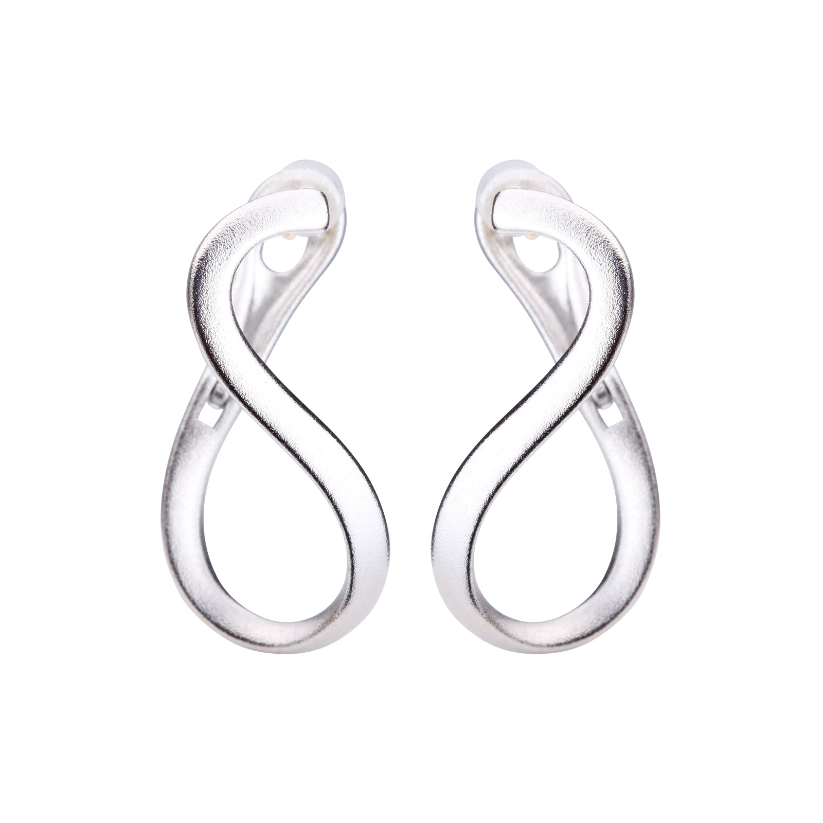 K18post ツイステッドフープピアス