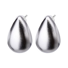 Pt900post クラフトドロップピアス