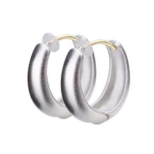 K18post ドロップフープピアス ミディアム